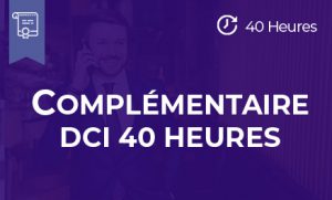 Formation complémentaire DCI 40 heures