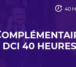 Formation complémentaire DCI 40 heures